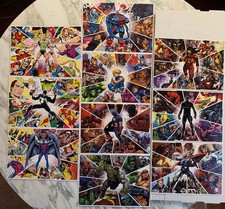 Marvel Universe 2011 Base Card Set 90 Cards Puzzle Sets Rittenhouse Archives