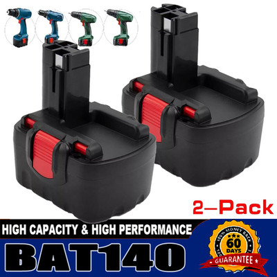 2X 14,4V Akku Für Bosch BAT140 BAT038 2607335263 GSB GSR PSR 14.4 VE-2 VE2 Ni-Mh