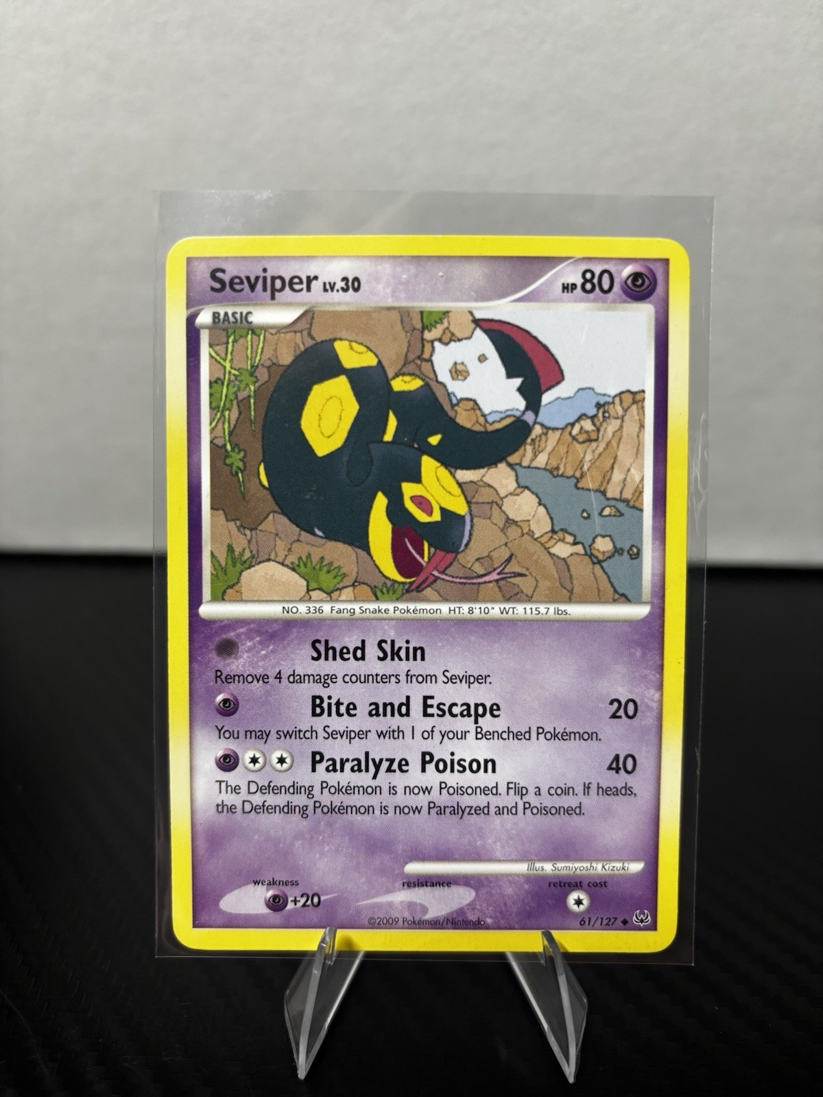 Seviper 61/127 Uncommon Platinum Pokemon Lightly Played