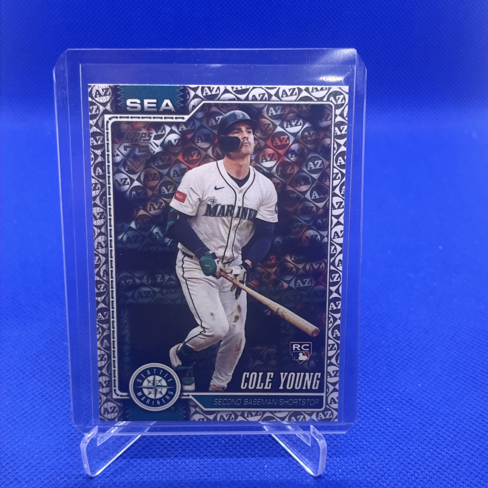 2026 Topps #129 Cole Young Rookie RC SP Spring Training AZ Mariners