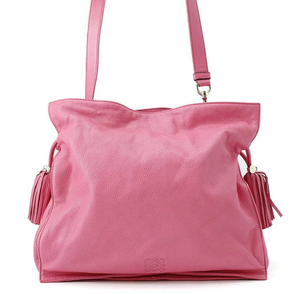 Loewe — LOEWE Flamenco Shoulder Bag Leather Pink