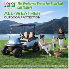 Golf Cart Seat Covers Pack Breathable Mesh UV Resistant