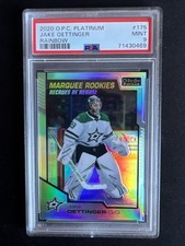 2020 O-Pee-Chee Platinum Marquee Rookies Rainbow Jake Oettinger #175 Rookie RC