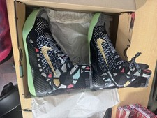 Nike Kobe 9 Elite Nola Gumbo League Maestro Size 11 Dead Stock Glow In The Dark