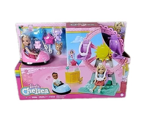 Barbie Chelsea Doll & Carnival Play Set With Ferris Wheel & Bumper Car - Picture 1 of 4