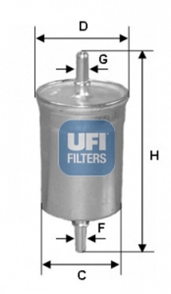 Ufi Kraftstofffilter 31.848.00 Filtereinsatz FüR Viano Mercedes Sprinter Vito-image