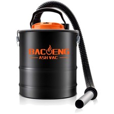 Ash Vacuum, 4 Gallon Ash Vacuum for Pellet Stoves, Fireplaces Ash Vacuum Clea...