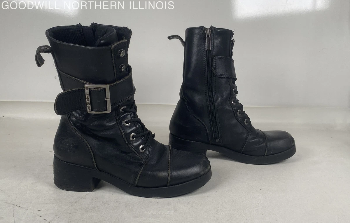 Harley-Davidson Black Combat Moto Boots Size 10 BAB7366A Amazon.com: Harley-Davidson Men main image 2