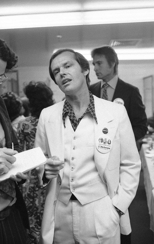 Doris Nieh negative-Jack Nicholson at George McGovern fund raiser-1972 n301463