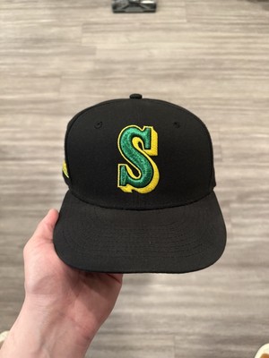 New Era Seattle Mariners 30th Anniversary 59FIFTY Fitted Cap Black Size 7
