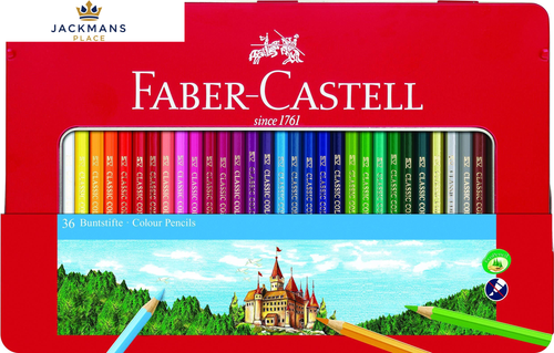 Faber-Castell 115888 Hexagonal Colour Pencil 48 Count (Pack of 1), Colourful