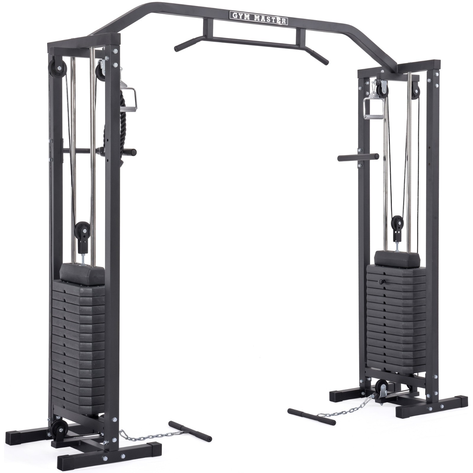 Gym Master 180kg Cable Crossover Machine Equipment Pull Up Multi Station Cage