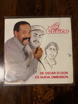 Oscar D'León La Crítica En Nueva Dimension Vinyl LP Latin Salsa