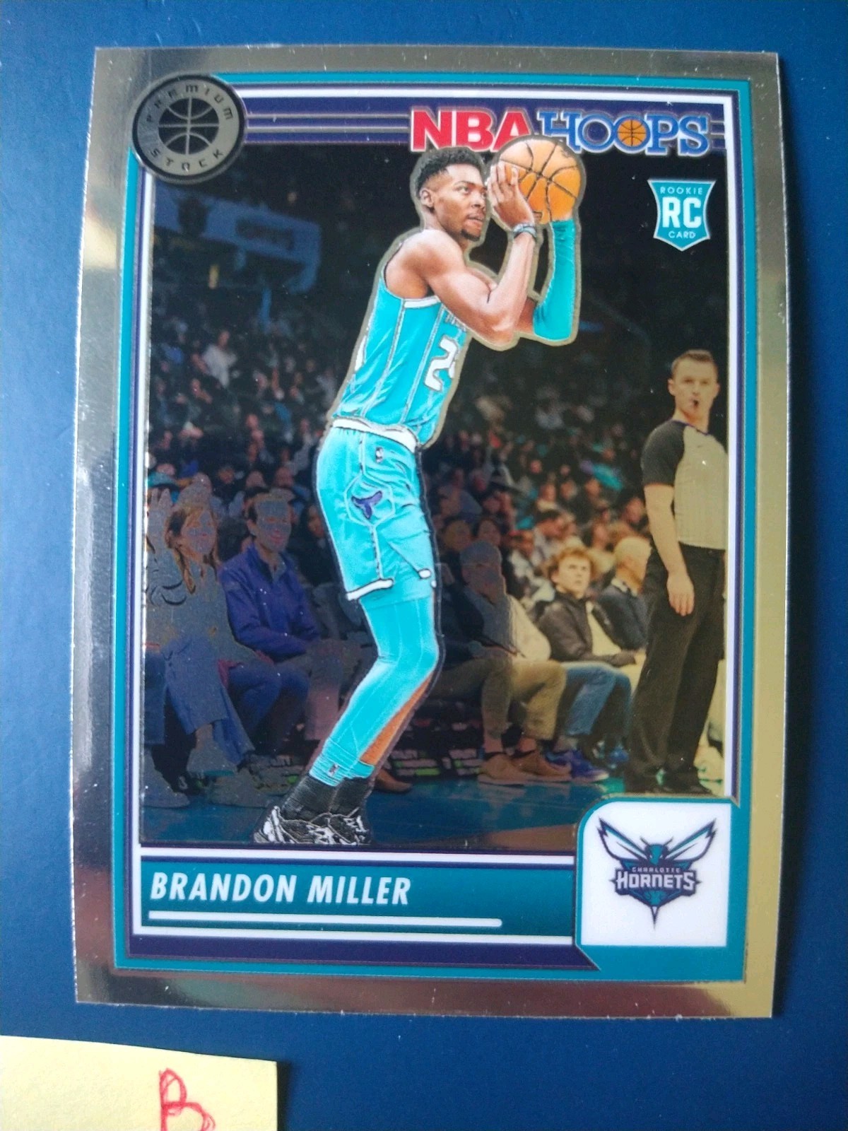 2023-24 Panini NBA Hoops Premium Stock Brandon Miller #245 Hornets RC