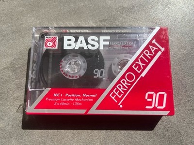 BASF Ferro Extra I 90 Blank Audio Cassette Tape (Sealed) NOS NEW