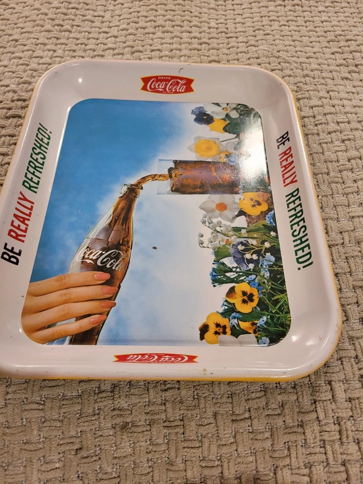 复古 1961 年可口可乐真正清新餐盘 13x11 — 第 4/4 张图片