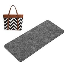 Felt Bag Base Shaper Handbag 12.01x5.12" 3mm Thick, Gray