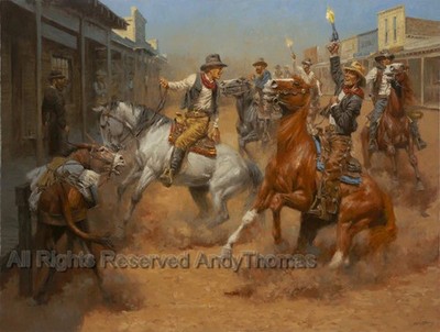 Our Grand Entrance Paper Giclee Limited Edition by Andy Thomas, 18x24