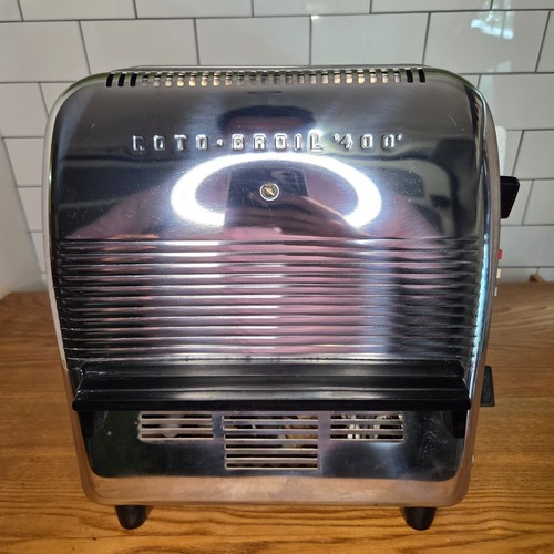 Vintage Roto-Broil 400 "Custom 600" Rotisserie Broiler Grill w Recipe Book - Picture 11 of 23