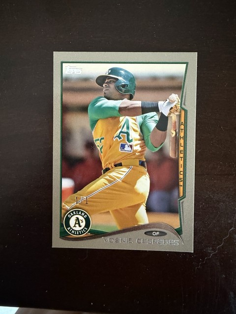 2014 Topps Mini Platinum 1/1 Yoenis Cespedes #14