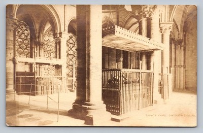 POSTKARTE - CANTERBURY CATHEDRAL - TRINITY CHAPEL - INTERIEUR - ECHTFOTO - 1906