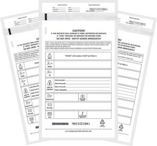 Deposit Bags Security Pocket Bank 6 Inch x 9 (2) 6 x 9 (500pack), White 