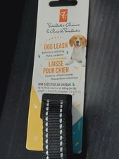 Nylon Reflective Leash 5ft’ X 3/4" Black