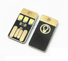 2Pack Super Mini 3-LED USB Tiny Night Light PC Laptop Pocket Lamp Color Random F