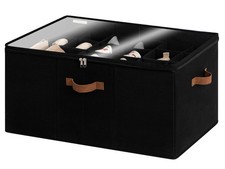 Shoe Organizer for Closet, Fits up to 24 Pairs, Shoe Cubby Storage Containers...