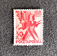 Poland Poczta Polska 1930 100th Polish Uprising Stamp 30gr Used