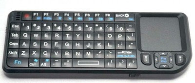 Mini Funk Tastatur mit Touchpad & Beleuchtung - schwarz US Layout Raspberry Pi