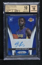 2014 Panini Prizm Rookie Blue 236/299 Julius Randle #5 BGS 10 PRISTINE Auto 0d59