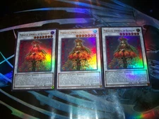 3x Periallis, Empress of Blossoms 1st Edition Ultra Rare L5DD-ENA31 Yu-Gi-Oh!
