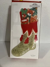 Fritz and Floyd Christmas Stocking Snack Therapy Snack, Cheese & Crackers Tray.