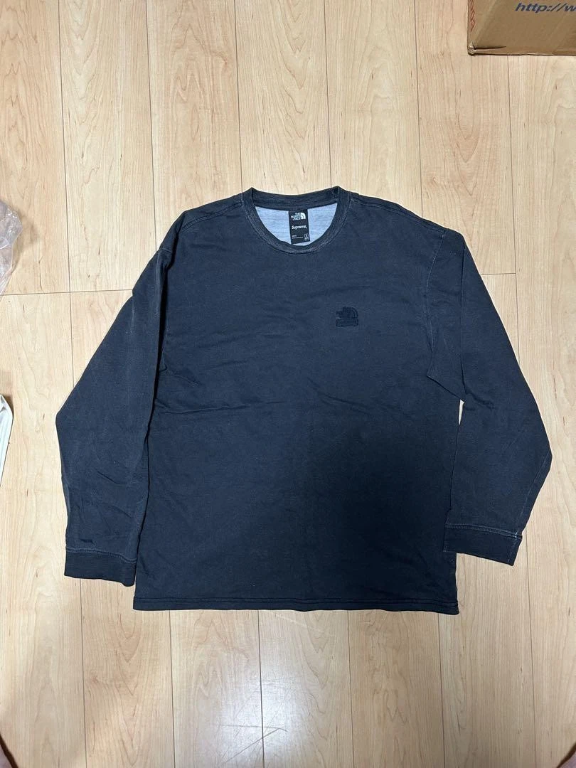 Coupe manches longues homme Supreme L The North Face noir collaboration mode iconique