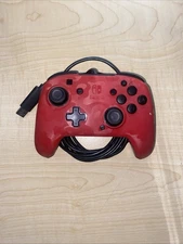 Nintendo Switch PDP Faceoff Deluxe Wired Controller - Camo Red (Back Paddles)