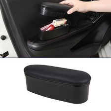 Reposabrazos izquierdo coche organizador caja de almacenamiento puerta coche reposabrazos cojín almohadillas universales