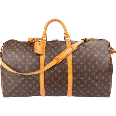 Louis Vuitton Monogram  Keepall 60 Bandoulière Travel Bag    Tasche