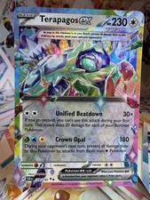 Pokemon TCG Terapagos ex 128/142 2024 Stellar Crown Double Rare Card
