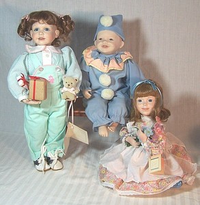 muñecas de porcelana modernas