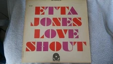 Etta Jones - Love Shout LP VG+ PRLP 7272 Stereo 1st Yellow & Black Vinyl Record