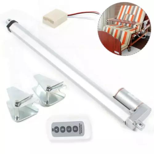Motor lineal DC12V actuador de accionamiento lineal 450 mm con mando a distancia - Imagen 1 de 3