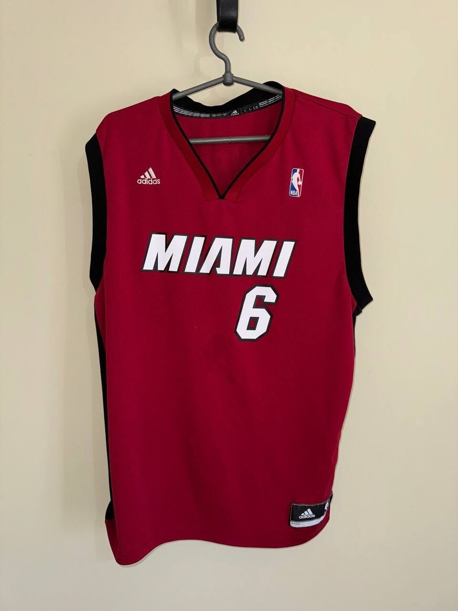 Adidas Miami Heat Lebron James #6 Men's NBA Jersey | eBay
