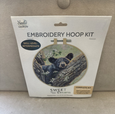Sweet Dreams Embroidery Hoop Kit by Needle Creations, Original Package