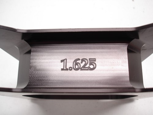 NASCAR 1.625" BILLET ALUMINUM 10.8 oz LIGHT WEIGHT HOLLEY 4150 CARBURETOR SPACER - Bild 3 von 7