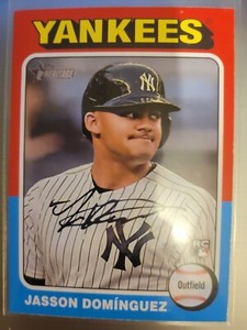 2024 Topps Heritage - Rookies #399 Jasson Dominguez (RC)