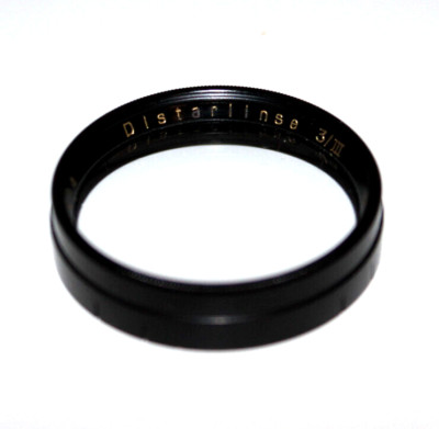 Carl Zeiss Jena Distar Linse 3/III 37mm Nahlinse Objektiv Kamera Zubehör (#1343)