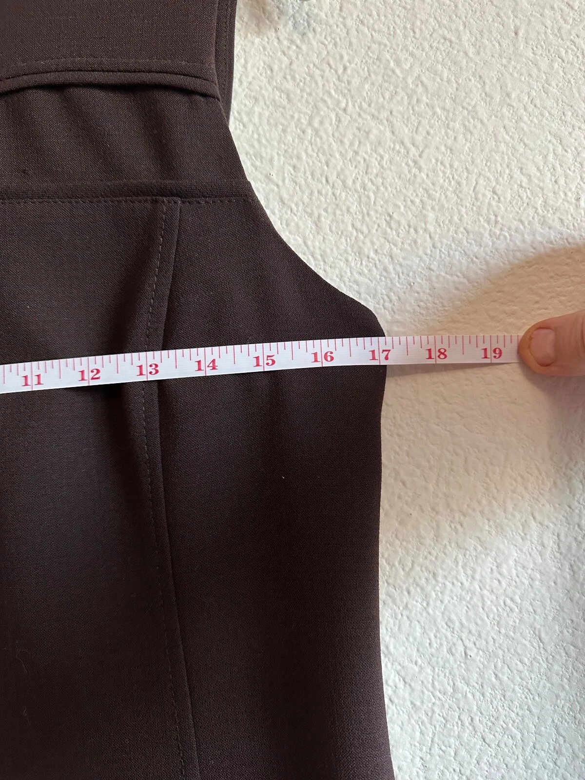 Abito da donna senza guaina Tory Burch marrone scuro taglia 8