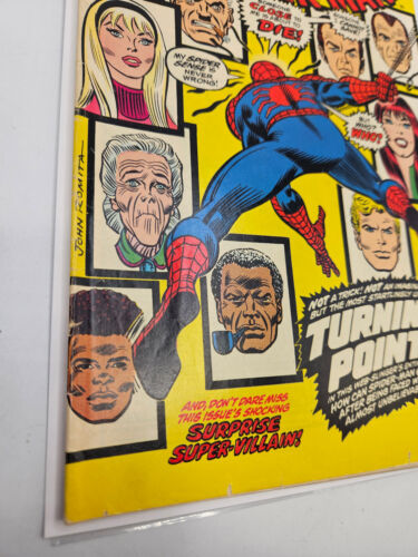 🌟 Amazing Spider-Man #121 - Death of Gwen Stacy Marvel Comics 1973 Fine F - Picture 8 of 16