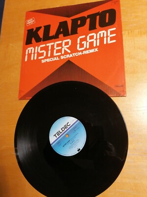 Klapto   Mister Game Vinyl 12  Maxi, Special Scratch-Remix 